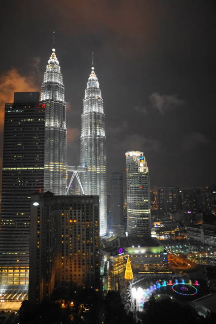 Petronas Twin Towers at Night